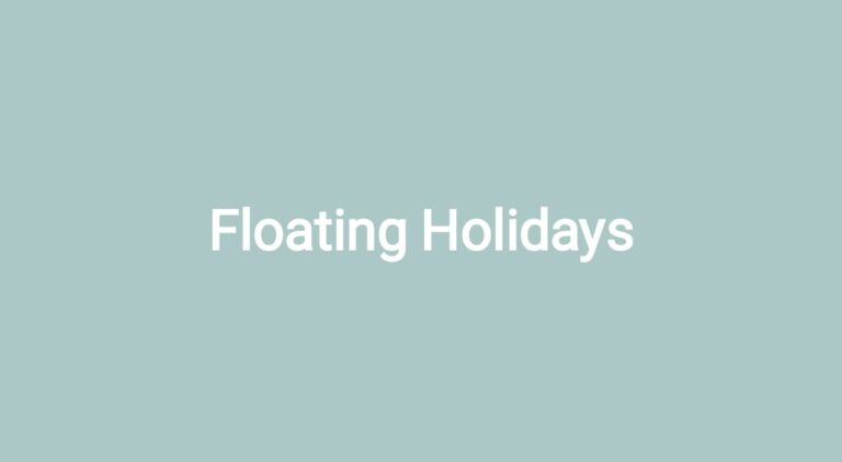 Floating-holidays